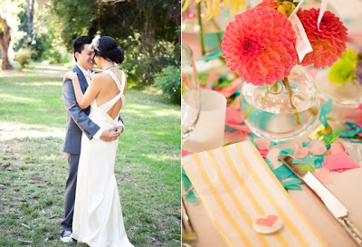 Pretty vintage style wedding using Orbit Vase from Accent Decor