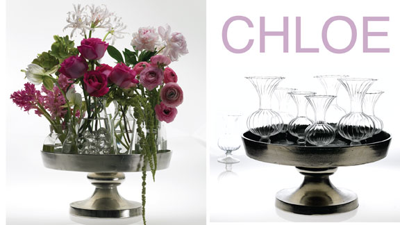 Wedding design using Chloe tray for Accent Decor featuring Hitomi Gilliam