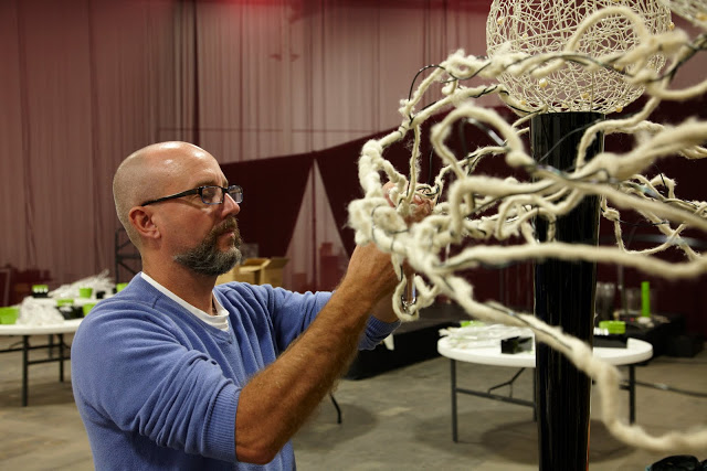 Accent Decor showroom in Norcross, GA - preparing for the open house and design workshop