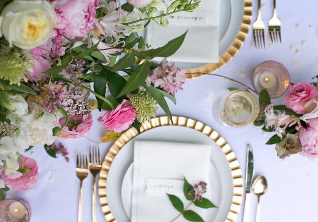 Styling by Ginny Branch; florals by Amy Osaba; photography by Becca Stanley;  products from Accent Decor