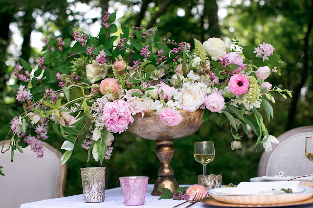 Styling by Ginny Branch; florals by Amy Osaba; photography by Becca Stanley;  products from Accent Decor