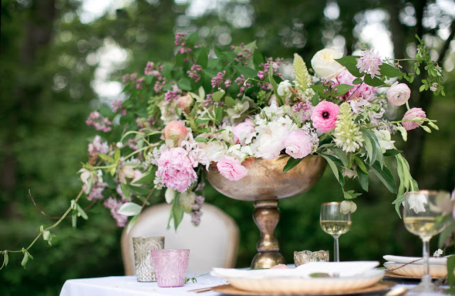 Styling by Ginny Branch, florals by Amy Osaba, photography by Becca Stanley, products from Accent Decor