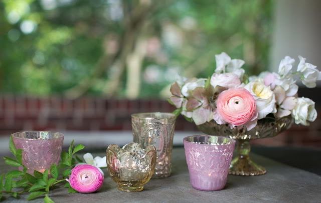 Styling by Ginny Branch; florals by Amy Osaba; photography by Becca Stanley;  products from Accent Decor
