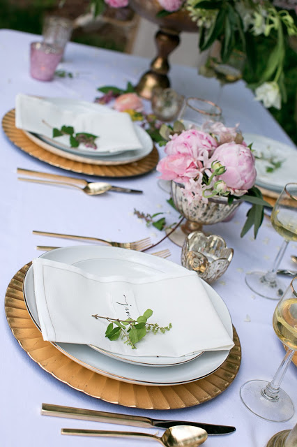 Styling by Ginny Branch; florals by Amy Osaba; photography by Becca Stanley;  products from Accent Decor