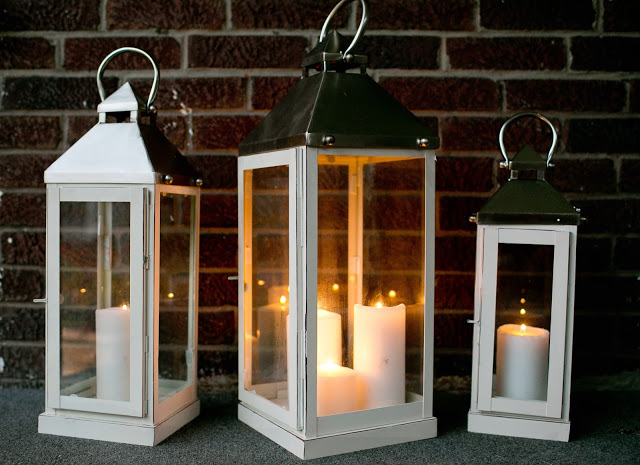Lanterns and Candlelight #accentdecor