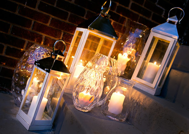 Lanterns and Candlelight #accentdecor