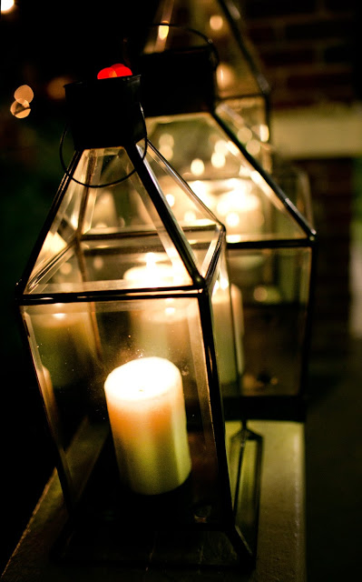 Lanterns and Candlelight #accentdecor