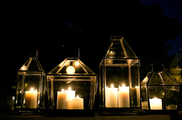 Lanterns and Candlelight #accentdecor