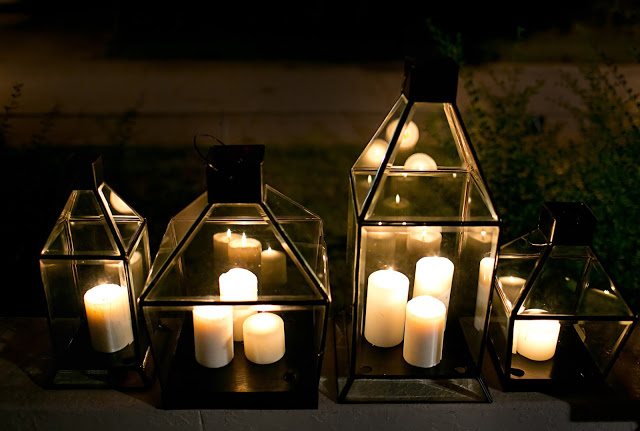Lanterns and Candlelight #accentdecor