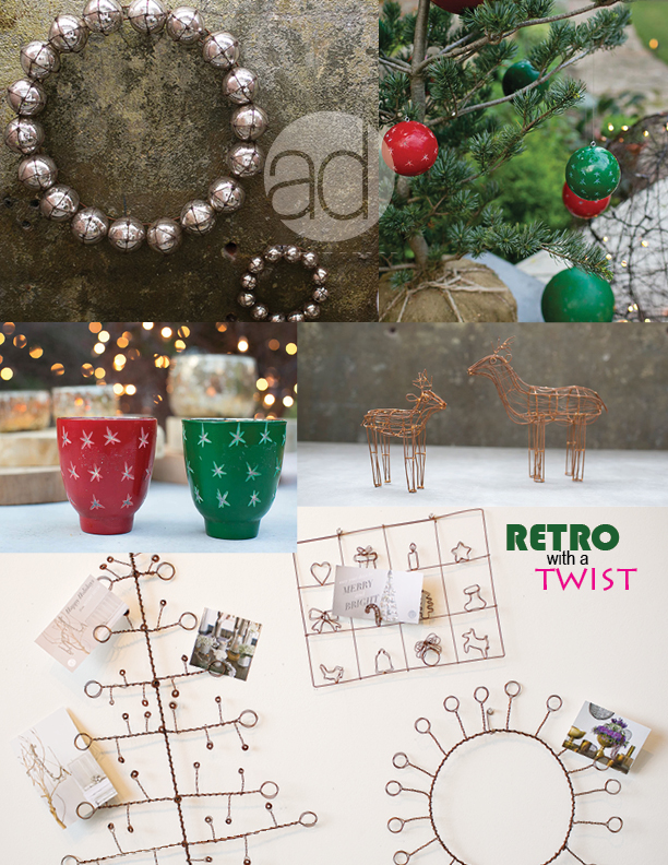 Holiday Retro with a Twist with Accent Decor