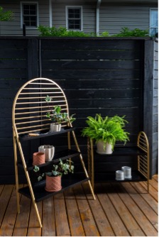 Draco Collection styled on an outdoor patio.