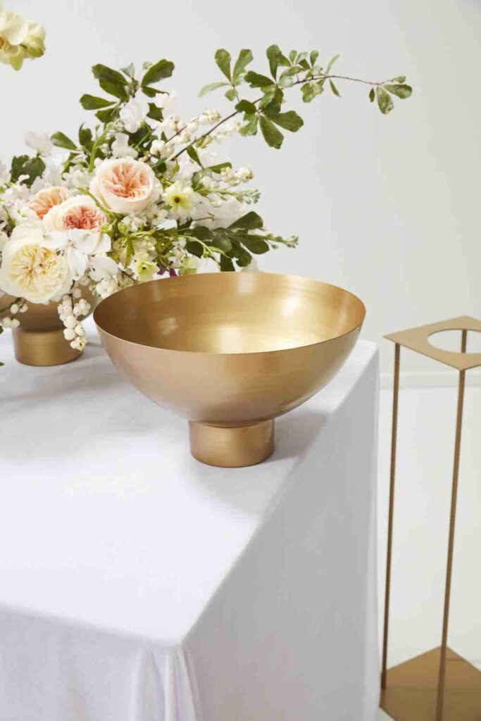 Accent Decor's Harlow Stand & Harlow Footed Bowl.